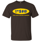 T-Shirts Dark Chocolate / Small Swearing Never Finnish T-Shirt