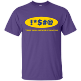T-Shirts Purple / Small Swearing Never Finnish T-Shirt