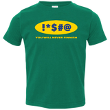 T-Shirts Kelly / 2T Swearing Never Finnish Toddler Premium T-Shirt