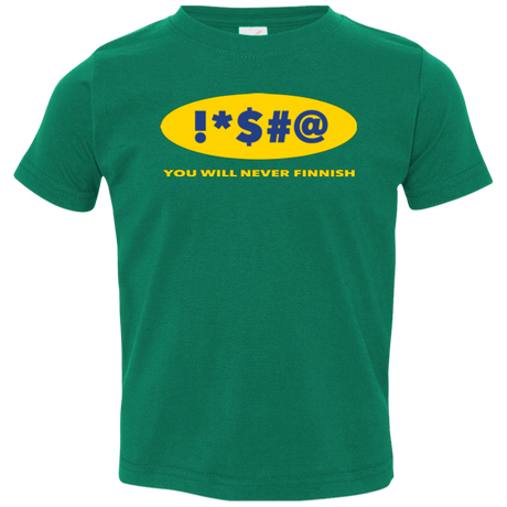 T-Shirts Kelly / 2T Swearing Never Finnish Toddler Premium T-Shirt