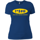 T-Shirts Royal / X-Small Swearing Never Finnish Women's Premium T-Shirt