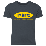 T-Shirts Vintage Navy / YXS Swearing Never Finnish Youth Triblend T-Shirt