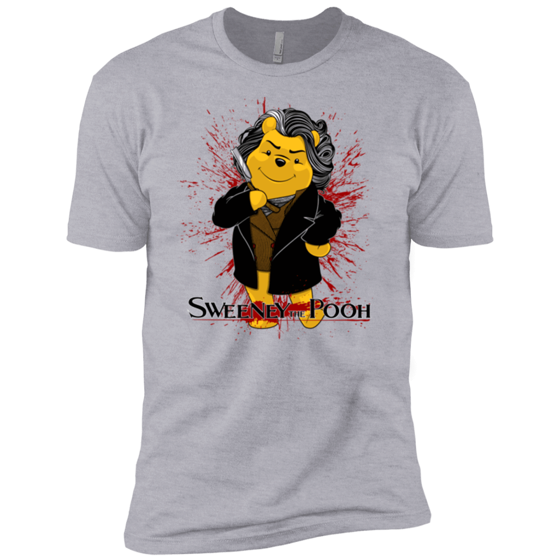 T-Shirts Heather Grey / YXS Sweeney the Pooh Boys Premium T-Shirt