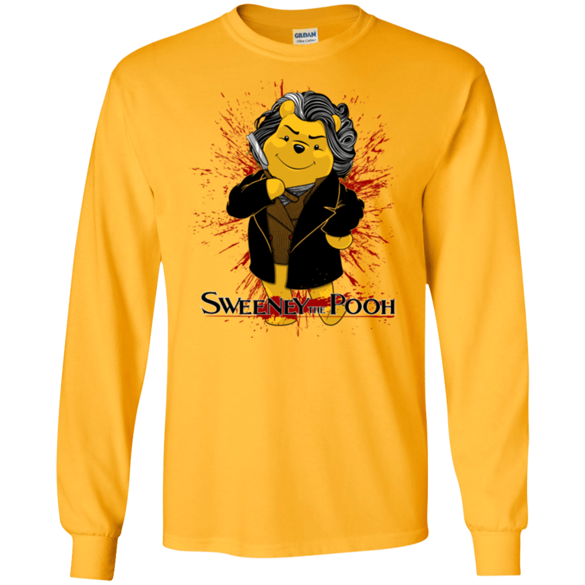 T-Shirts Gold / S Sweeney the Pooh Men's Long Sleeve T-Shirt