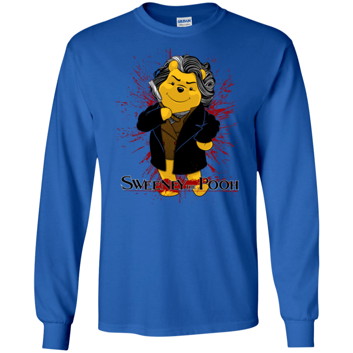 T-Shirts Royal / S Sweeney the Pooh Men's Long Sleeve T-Shirt