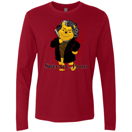 T-Shirts Cardinal / S Sweeney the Pooh Men's Premium Long Sleeve