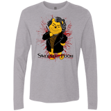 T-Shirts Heather Grey / S Sweeney the Pooh Men's Premium Long Sleeve