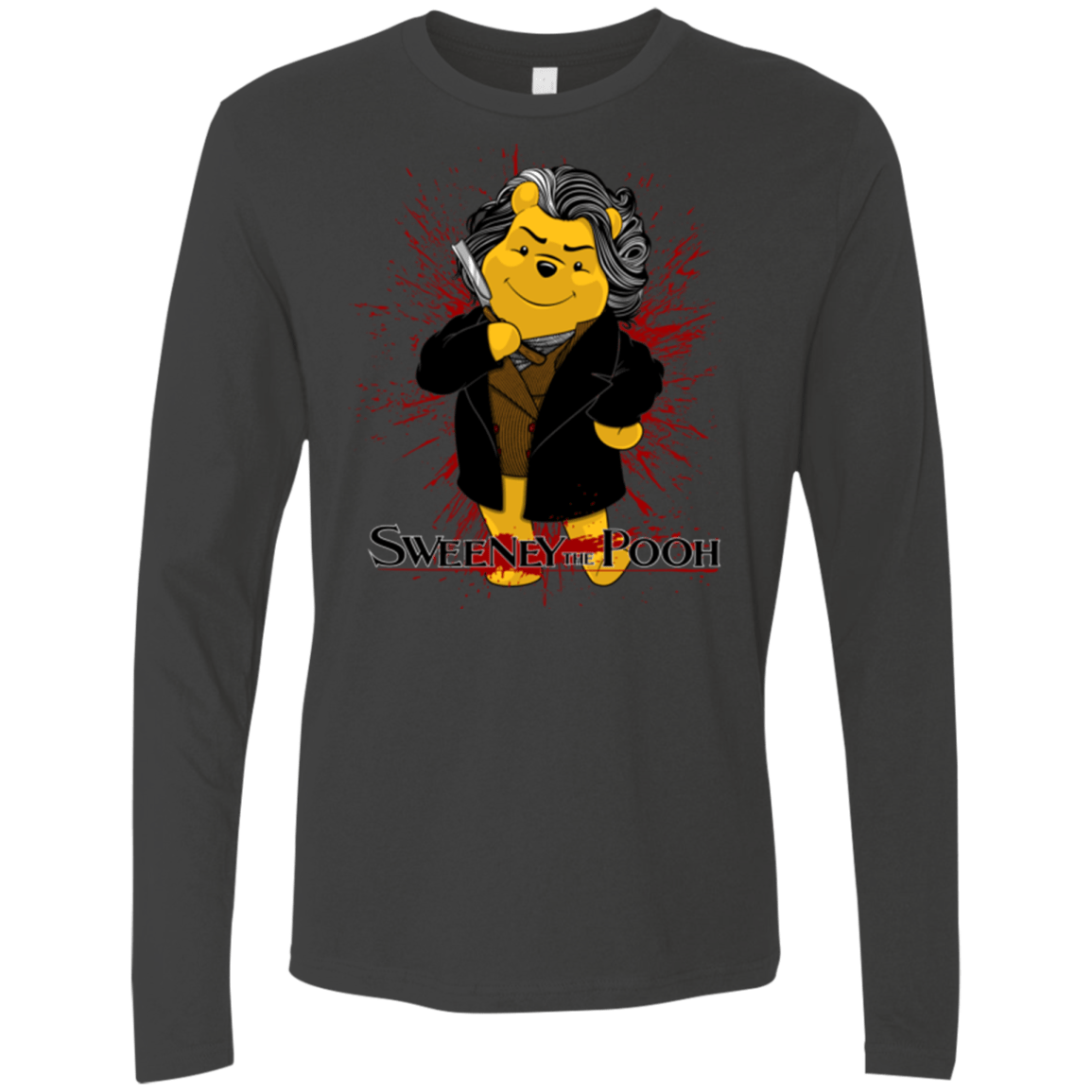 T-Shirts Heavy Metal / S Sweeney the Pooh Men's Premium Long Sleeve