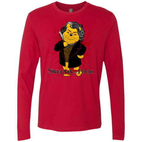 T-Shirts Red / S Sweeney the Pooh Men's Premium Long Sleeve