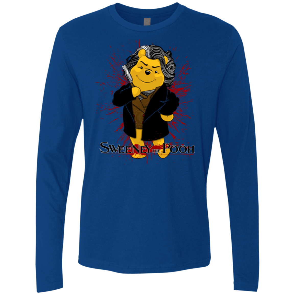 T-Shirts Royal / S Sweeney the Pooh Men's Premium Long Sleeve