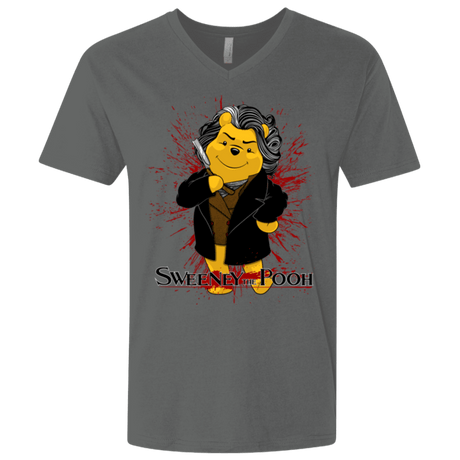 T-Shirts Heavy Metal / X-Small Sweeney the Pooh Men's Premium V-Neck