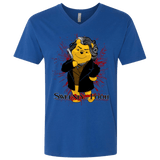 T-Shirts Royal / X-Small Sweeney the Pooh Men's Premium V-Neck