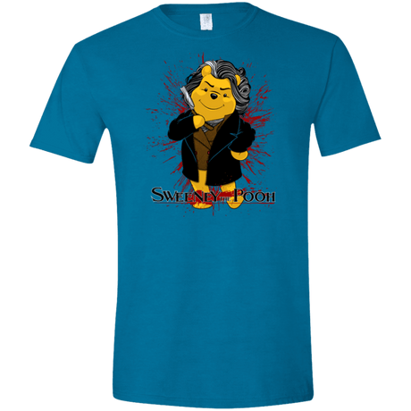 T-Shirts Antique Sapphire / S Sweeney the Pooh Men's Semi-Fitted Softstyle