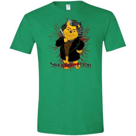T-Shirts Heather Irish Green / S Sweeney the Pooh Men's Semi-Fitted Softstyle