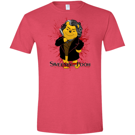 T-Shirts Heather Red / S Sweeney the Pooh Men's Semi-Fitted Softstyle