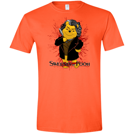 T-Shirts Orange / S Sweeney the Pooh Men's Semi-Fitted Softstyle