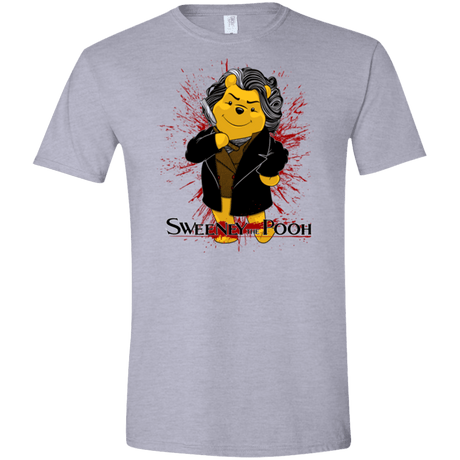 T-Shirts Sport Grey / X-Small Sweeney the Pooh Men's Semi-Fitted Softstyle