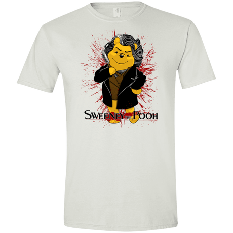 T-Shirts White / X-Small Sweeney the Pooh Men's Semi-Fitted Softstyle