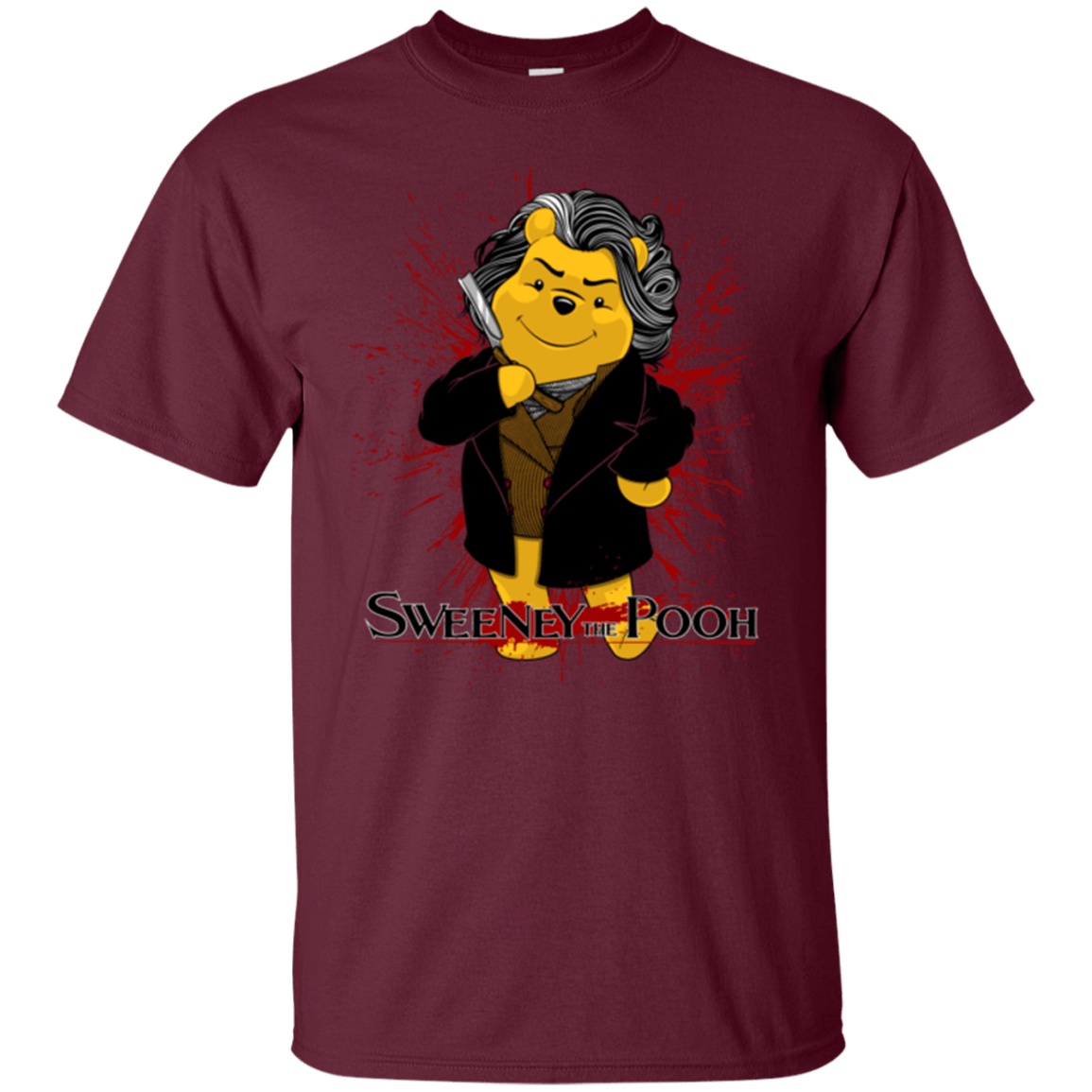 T-Shirts Maroon / S Sweeney the Pooh T-Shirt