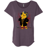 T-Shirts Vintage Purple / X-Small Sweeney the Pooh Triblend Dolman Sleeve