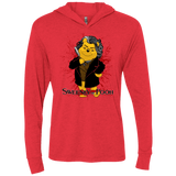 T-Shirts Vintage Red / X-Small Sweeney the Pooh Triblend Long Sleeve Hoodie Tee