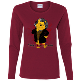 T-Shirts Cardinal / S Sweeney the Pooh Women's Long Sleeve T-Shirt