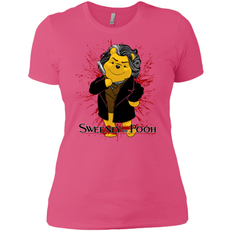 T-Shirts Hot Pink / X-Small Sweeney the Pooh Women's Premium T-Shirt