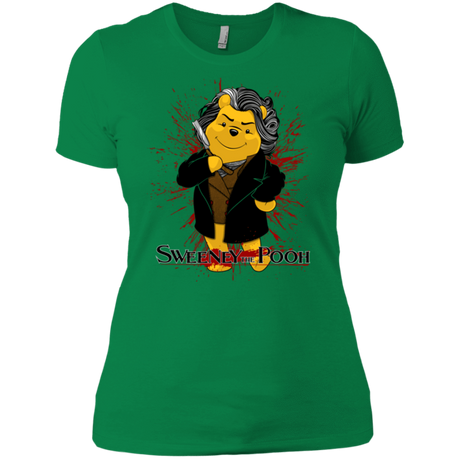T-Shirts Kelly Green / X-Small Sweeney the Pooh Women's Premium T-Shirt