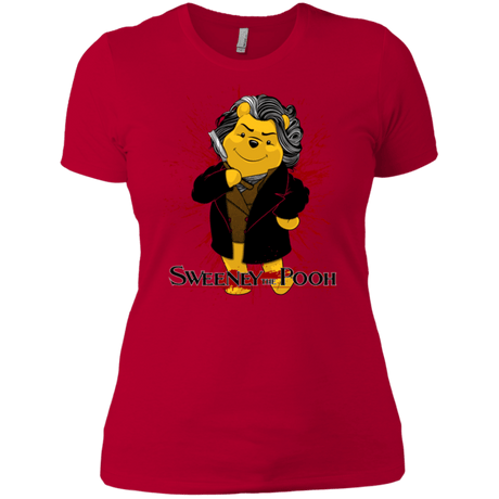 T-Shirts Red / X-Small Sweeney the Pooh Women's Premium T-Shirt