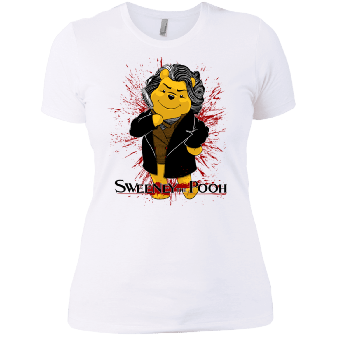 T-Shirts White / X-Small Sweeney the Pooh Women's Premium T-Shirt