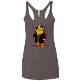 T-Shirts Macchiato / X-Small Sweeney the Pooh Women's Triblend Racerback Tank