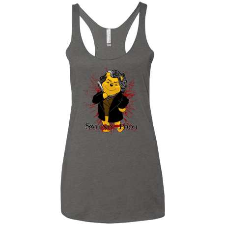 T-Shirts Premium Heather / X-Small Sweeney the Pooh Women's Triblend Racerback Tank