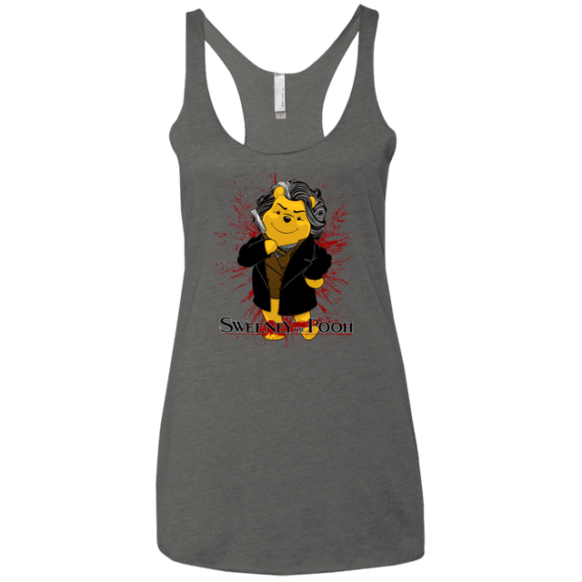 T-Shirts Premium Heather / X-Small Sweeney the Pooh Women's Triblend Racerback Tank