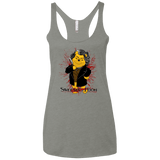T-Shirts Venetian Grey / X-Small Sweeney the Pooh Women's Triblend Racerback Tank
