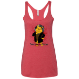 T-Shirts Vintage Red / X-Small Sweeney the Pooh Women's Triblend Racerback Tank