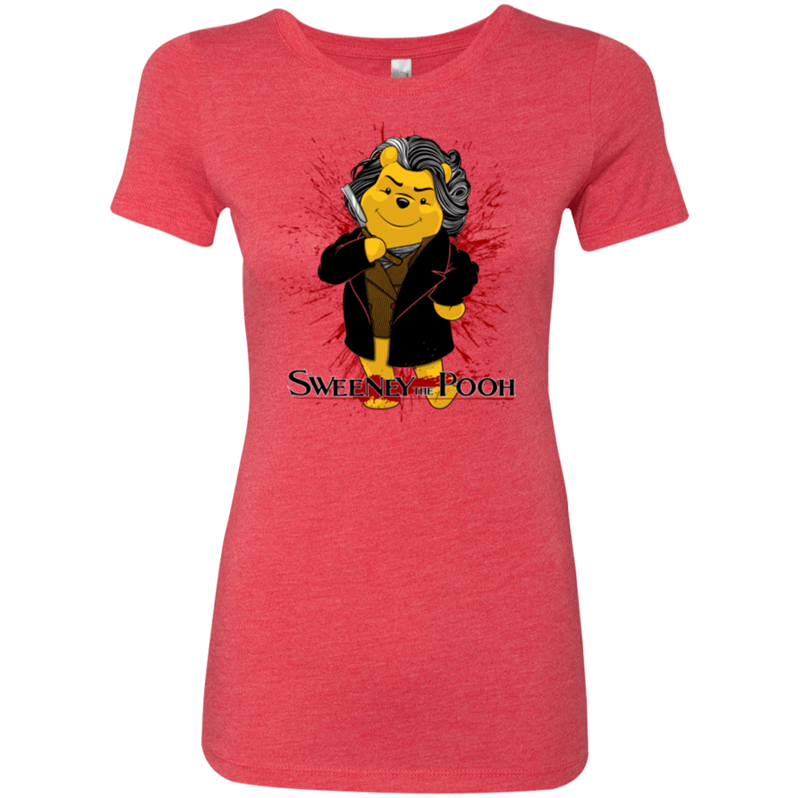 T-Shirts Vintage Red / S Sweeney the Pooh Women's Triblend T-Shirt
