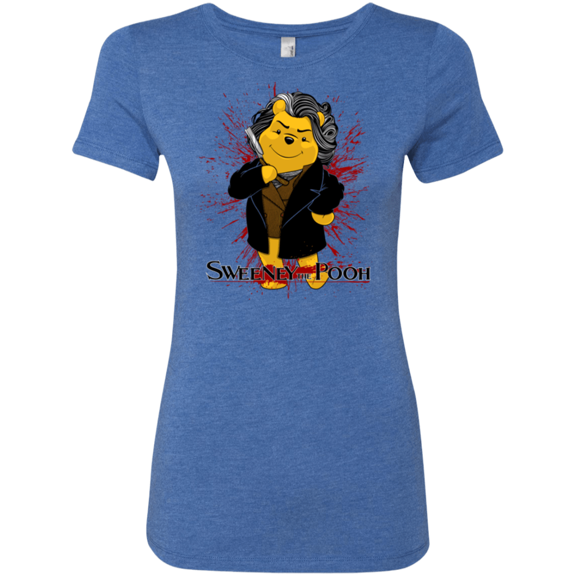T-Shirts Vintage Royal / S Sweeney the Pooh Women's Triblend T-Shirt