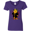 T-Shirts Purple / S Sweeney the Pooh Women's V-Neck T-Shirt