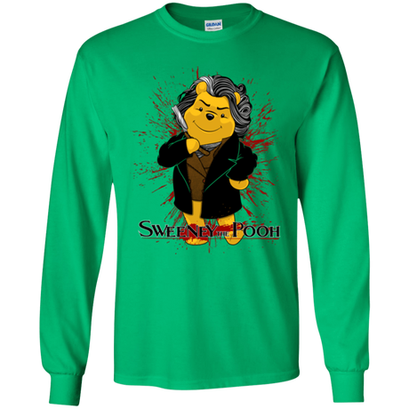 T-Shirts Irish Green / YS Sweeney the Pooh Youth Long Sleeve T-Shirt