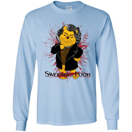T-Shirts Light Blue / YS Sweeney the Pooh Youth Long Sleeve T-Shirt