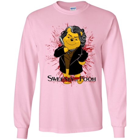 T-Shirts Light Pink / YS Sweeney the Pooh Youth Long Sleeve T-Shirt