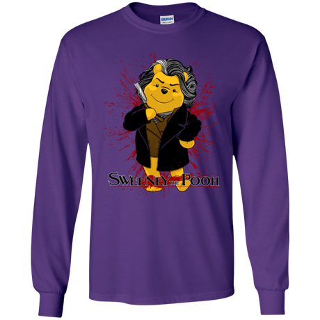 T-Shirts Purple / YS Sweeney the Pooh Youth Long Sleeve T-Shirt