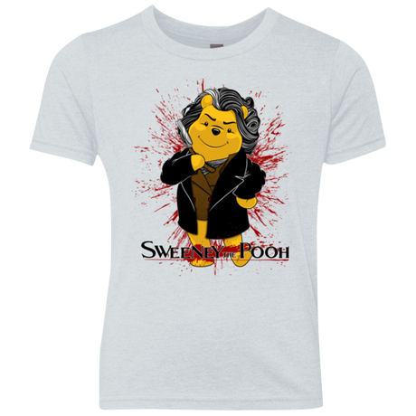 T-Shirts Heather White / YXS Sweeney the Pooh Youth Triblend T-Shirt