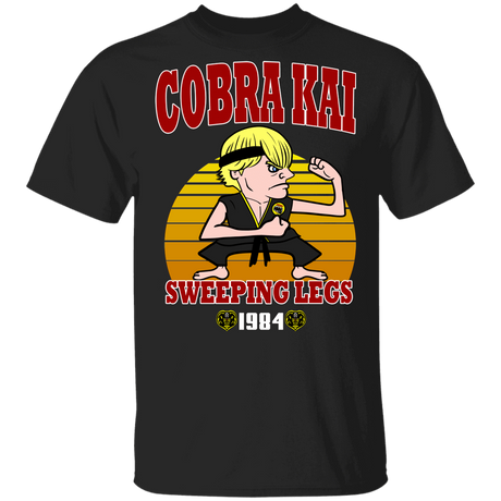 T-Shirts Black / YXS Sweeping Legs 1984 Youth T-Shirt