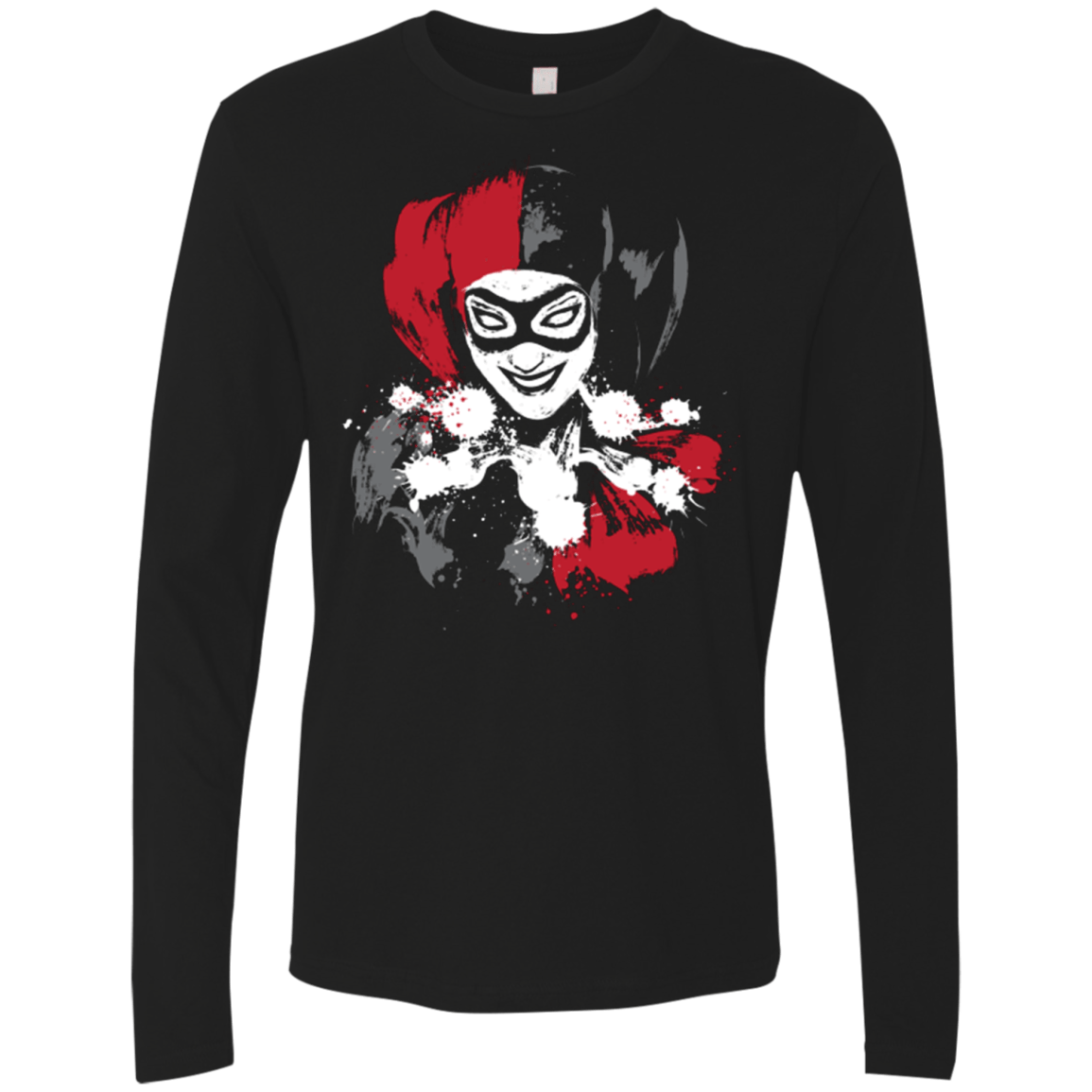 T-Shirts Black / Small Sweet Crazy Girl Men's Premium Long Sleeve