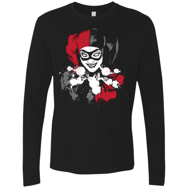 T-Shirts Black / Small Sweet Crazy Girl Men's Premium Long Sleeve