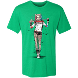 T-Shirts Envy / S Sweet Crazy Girl sumi-e Men's Triblend T-Shirt