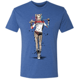 T-Shirts Vintage Royal / S Sweet Crazy Girl sumi-e Men's Triblend T-Shirt