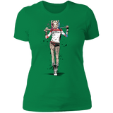 T-Shirts Kelly Green / S Sweet Crazy Girl sumi-e Women's Premium T-Shirt