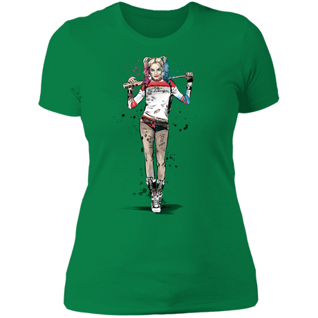 T-Shirts Kelly Green / S Sweet Crazy Girl sumi-e Women's Premium T-Shirt